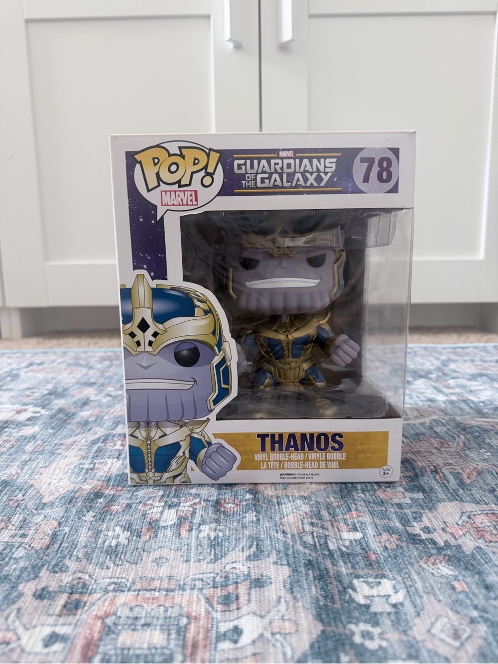 Funko Pop! Marvel Thanos in Blue & Gold Armor